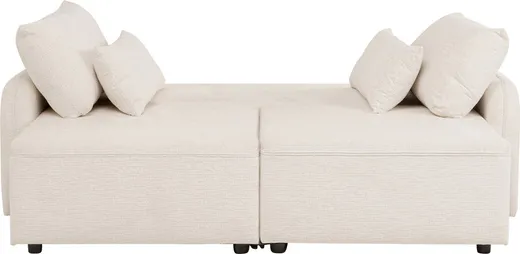 Sofa rozkładana FRIDOLIN - kremowa biel