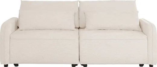 Sofa rozkładana FRIDOLIN - kremowa biel