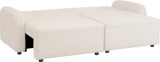 Sofa rozkładana FRIDOLIN - kremowa biel