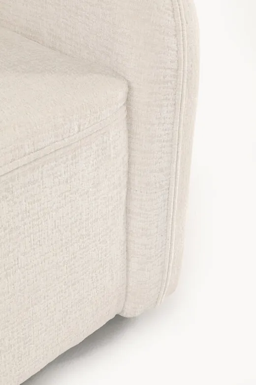 Sofa rozkładana FRIDOLIN - kremowa biel