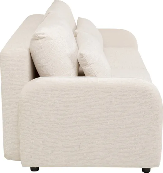 Sofa rozkładana FRIDOLIN - kremowa biel