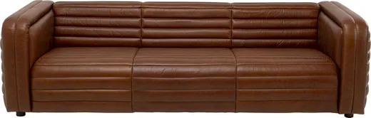 Sofa skórzana AURELIO - brązowy