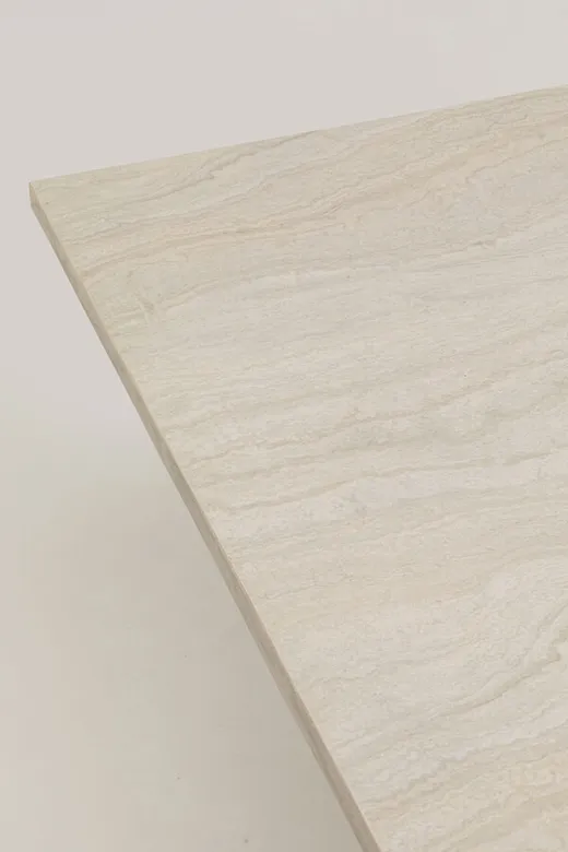 Stół TRAVERTINO 160x90 - beżowy