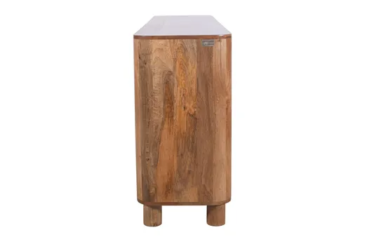Komoda drewniana 4-drzwiowa RIMINI RM-02-CR - mango caramel