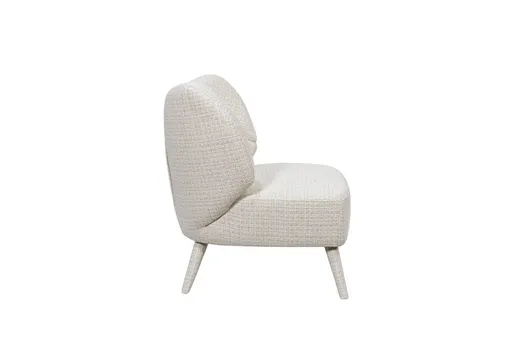 Fotel LEITH boucle - kremowy