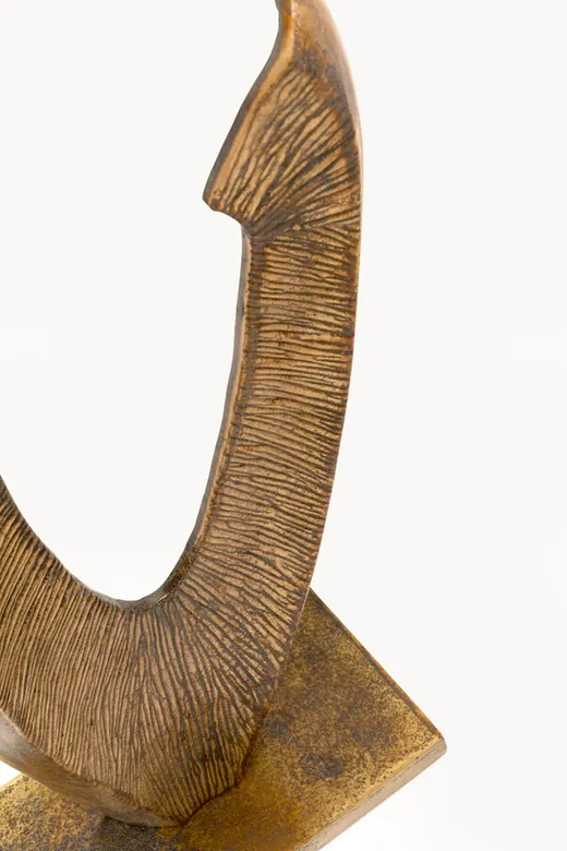 Dekoracja stojąca CIRCLE HOOK 100 cm - złoty
