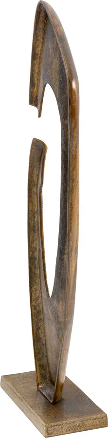 Dekoracja stojąca CIRCLE HOOK 100 cm - złoty