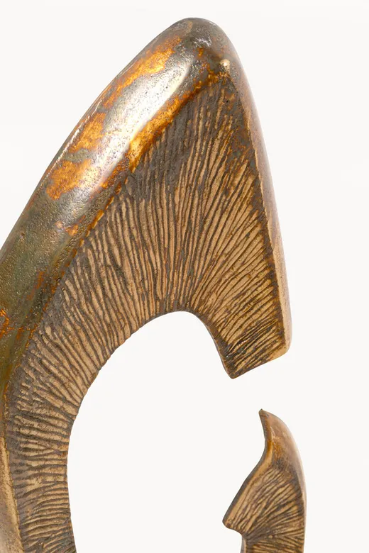 Dekoracja stojąca CIRCLE HOOK 100 cm - złoty