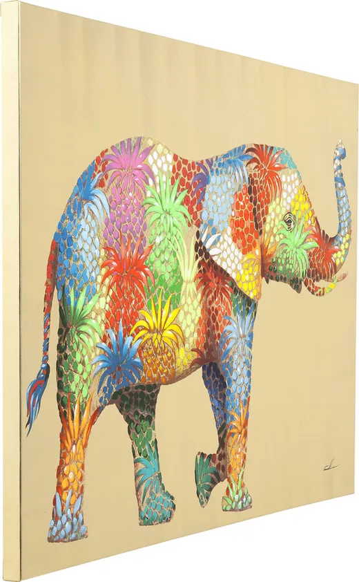 Obraz FLOWER ELEFANT 50x40