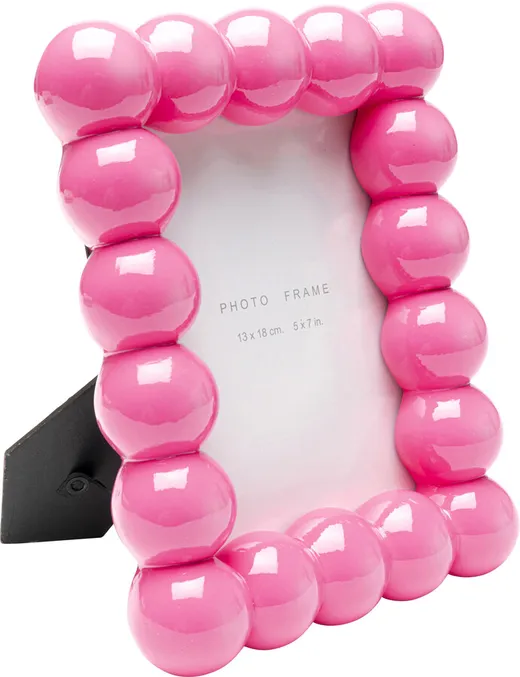 Ramka na zdjęcia BUBBLE PINK 10x15 - różowy