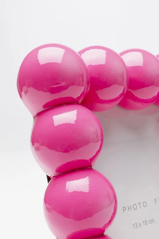 Ramka na zdjęcia BUBBLE PINK 10x15 - różowy
