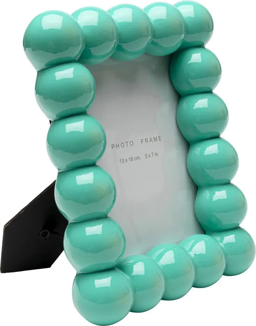Ramka na zdjęcia BUBBLE TURQUOISE 13x18 - turkusowy