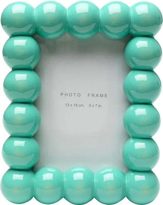 Ramka na zdjęcia BUBBLE TURQUOISE 13x18 - turkusowy