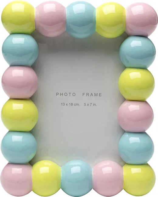 Ramka na zdjęcia BUBBLE PASTEL 13x18 - wielokolorowy