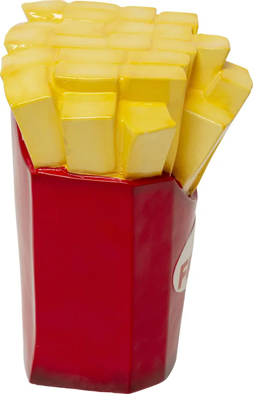 Stołek FRENCH FRIES - żółty/czerwony