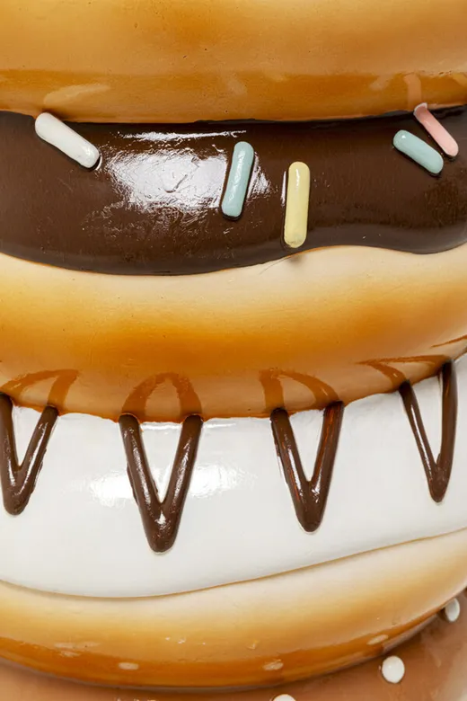 Stołek DONUTS - wielokolorowy