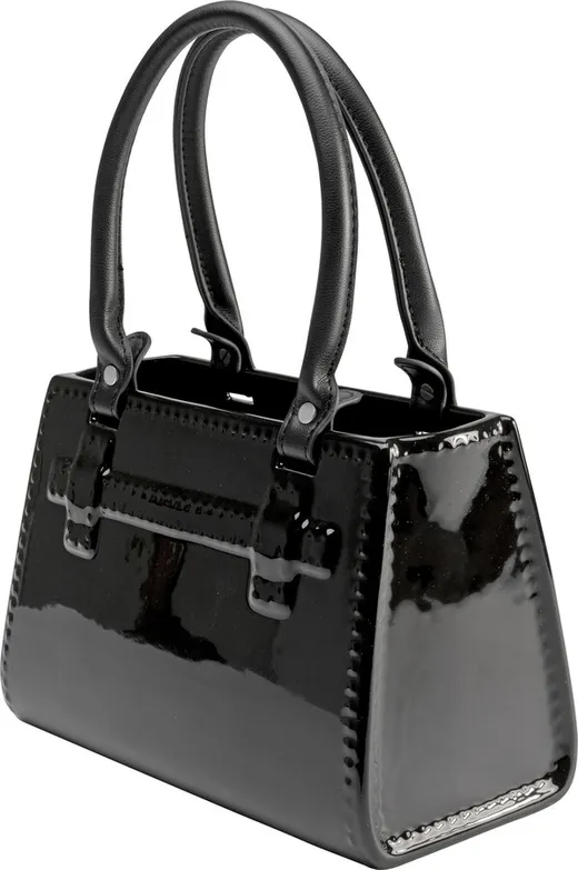 Wazon BLACK PURSE 24 cm - czarny