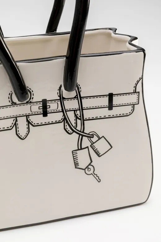 Wazon FAVOLA BAG 31 cm - biały