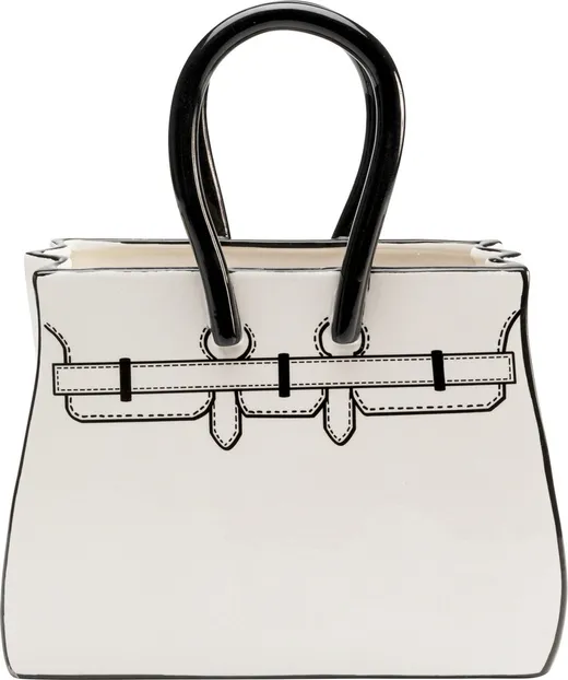 Wazon FAVOLA BAG 31 cm - biały
