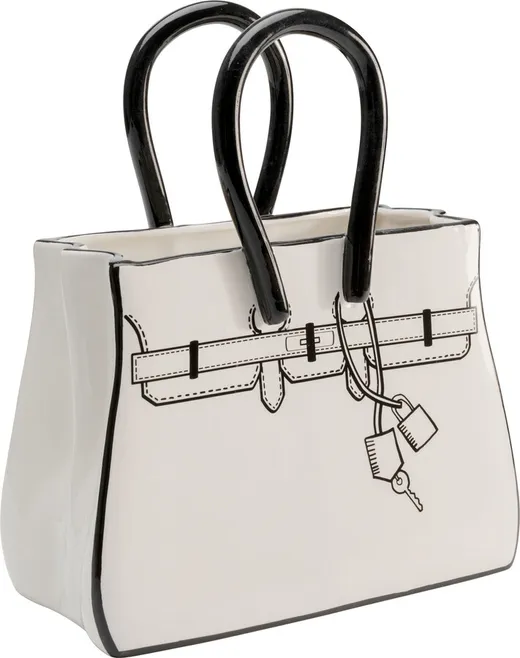 Wazon FAVOLA BAG 31 cm - biały
