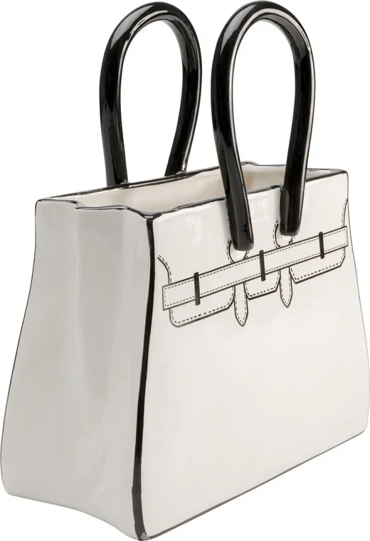 Wazon FAVOLA BAG 31 cm - biały