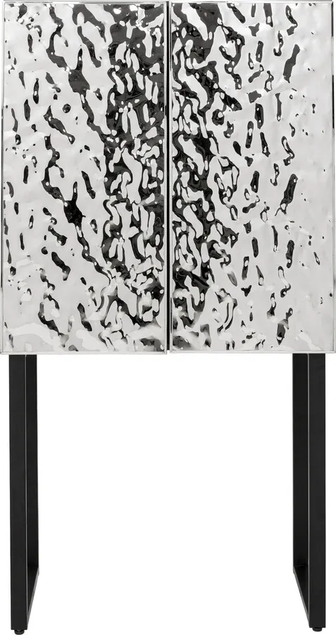 Komoda wysoka CARINO - srebrny