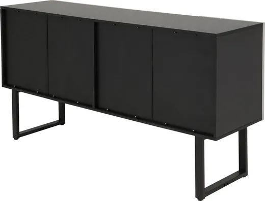 Komoda 4-drzwiowa CARINO - srebrny