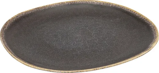 Talerz VALERIO 33 cm - brązowy