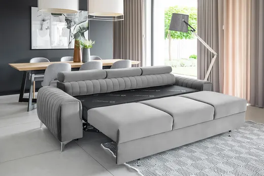 Sofa rozkładana 3-osobowa LAURENCE - tkanina Nube 03