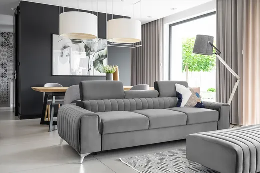 Sofa rozkładana 3-osobowa LAURENCE - tkanina Nube 03