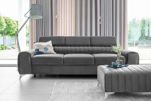Sofa rozkładana 3-osobowa LAURENCE - tkanina Nube 04