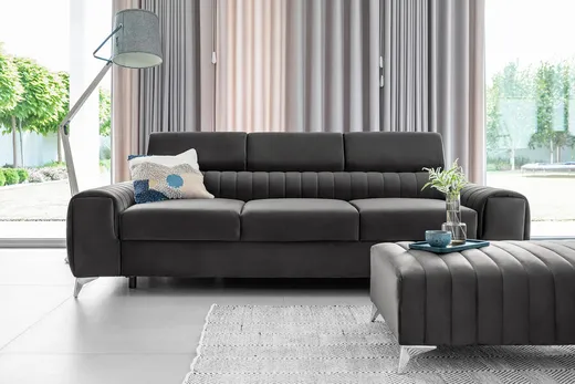Sofa rozkładana 3-osobowa LAURENCE - tkanina Nube 05