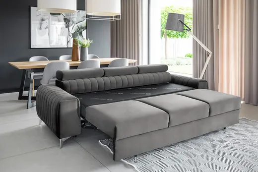 Sofa rozkładana 3-osobowa LAURENCE - tkanina Nube 05