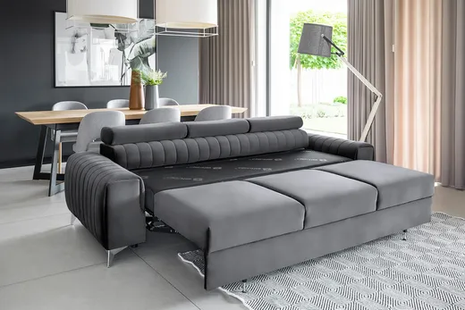 Sofa rozkładana 3-osobowa LAURENCE - tkanina Nube 06