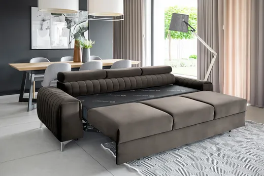 Sofa rozkładana 3-osobowa LAURENCE - tkanina Nube 22