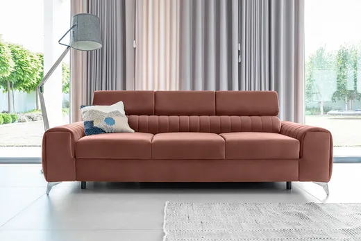 Sofa rozkładana 3-osobowa LAURENCE - tkanina Nube 24