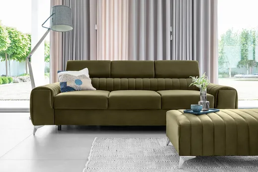 Sofa rozkładana 3-osobowa LAURENCE - tkanina Nube 33
