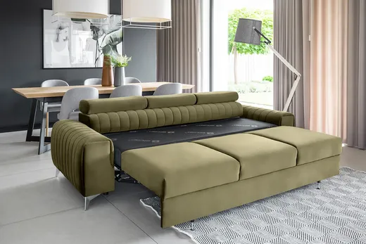 Sofa rozkładana 3-osobowa LAURENCE - tkanina Nube 33