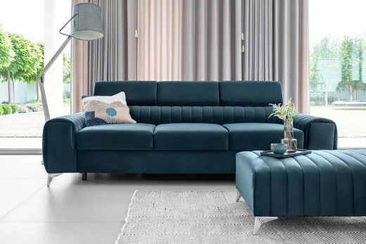 Sofa rozkładana 3-osobowa LAURENCE - tkanina Nube 40