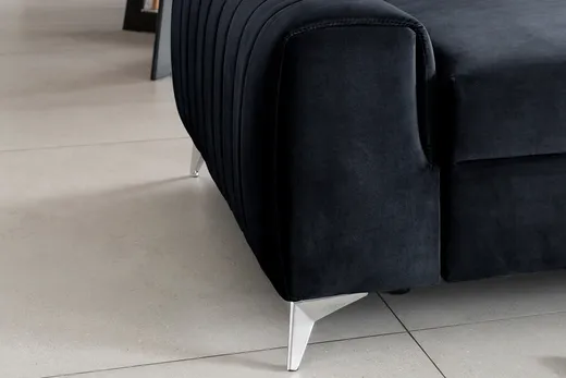 Sofa rozkładana 3-osobowa LAURENCE - tkanina Monolith 79