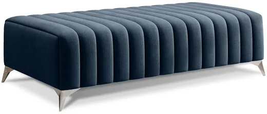 Pufa welurowa LAURENCE - tkanina Nube 40