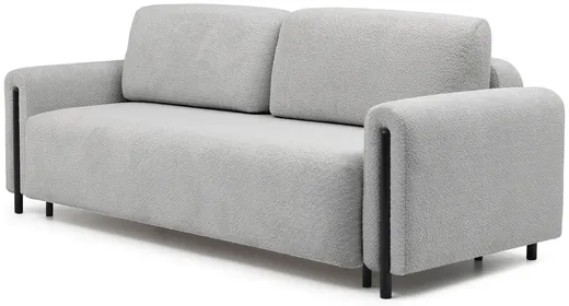 Sofa rozkładana ARCADOVA czarne nogi - tkanina Royal 04