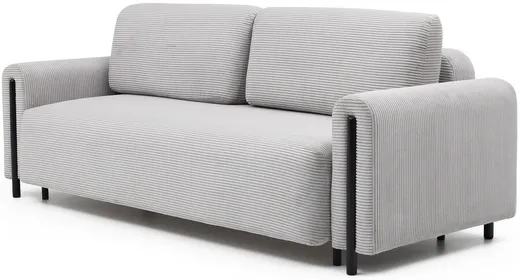 Sofa rozkładana ARCADOVA czarne nogi - tkanina Jarell 03