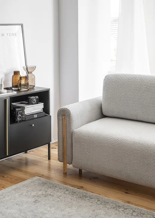 Sofa rozkładana ARCADOVA dębowe nogi - tkanina Royal 04