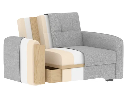 Sofa rozkładana 1-osobowa LAINE - tkanina Poco 41