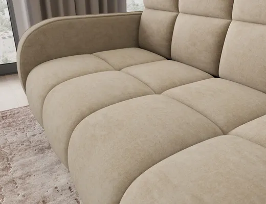 Sofa rozkładana DEVERIO - tkanina Aura 18