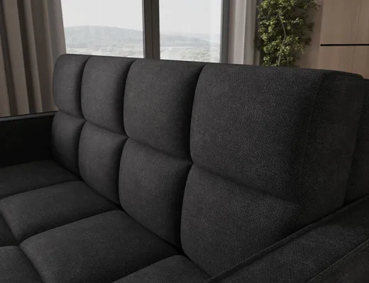 Sofa rozkładana DEVERIO - tkanina Poco 10