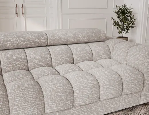 Sofa rozkładana 3-osobowa FESTELLO - tkanina Baffix 03