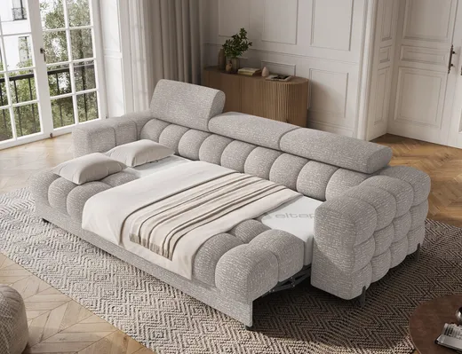 Sofa rozkładana 3-osobowa FESTELLO - tkanina Baffix 03