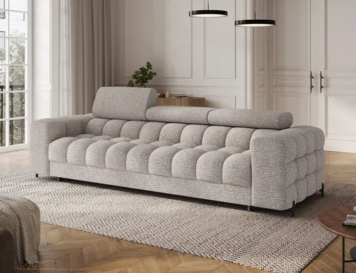 Sofa rozkładana 3-osobowa FESTELLO - tkanina Baffix 03